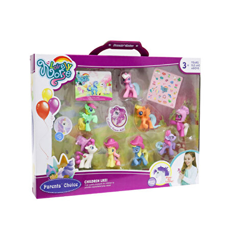 Lovely Horse 8'li Mini Pony Figür Seti