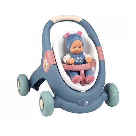Little Smoby Baby Walker 3'ü 1 Arada Yürüteç ve Bebeği