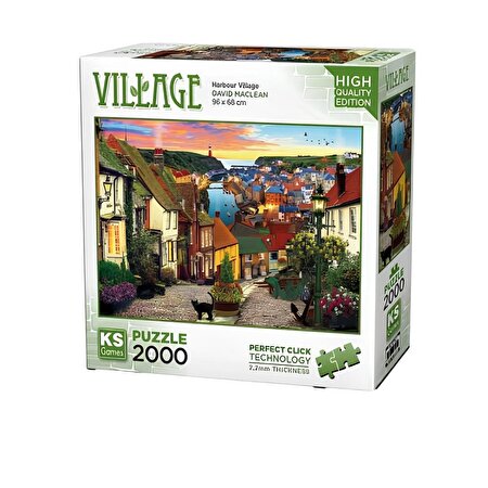 Ks Games Harbour Village 2000 Parça Puzzle