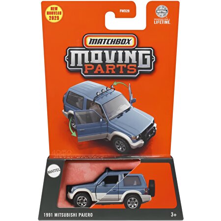 Matchbox 1:64 Arabalar 1991 Mitsubishi Pajero JBW66