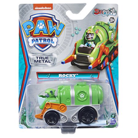 Paw Patrol Die-Cast Araçlar (Mighty Pups) Sea Patrol Rocky