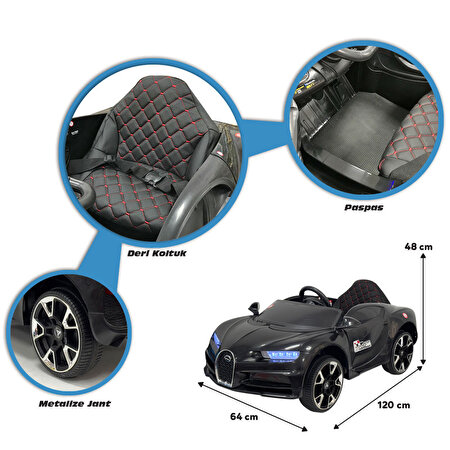 Bravo Gt 12 Volt Akülü Araba Siyah