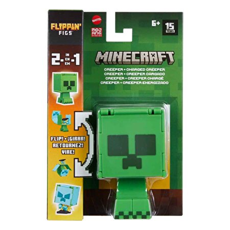 Minecraft Flipping Figs 2'si 1 Arada Figür Creeper HTL46