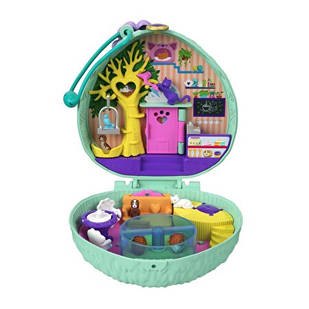 Polly Pocket Kirpi Kafe Kompakt Oyun Seti GTN15