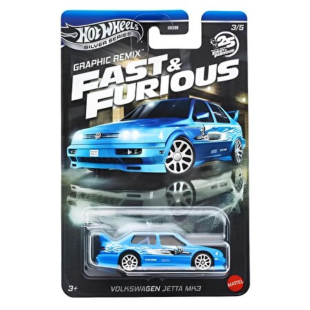 Hot Wheels Fast & Furious Temalı Arabalar Volkswagen Jetta MK3 JBY46