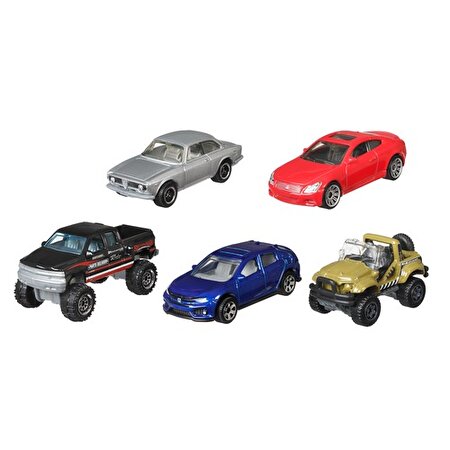 Matchbox Beşli Araba Seti City Drivers GVY42