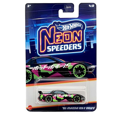 Hot Wheels Neon Speeder Arabalar 95 Mazda Rx 7 Drift HRW70