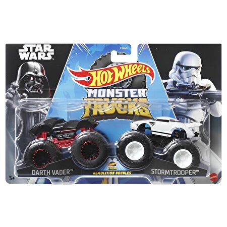 Hot Wheels Monster Trucks Güçlü İkili 1:64 Arabalar Star Wars Stormtrooper HWN68