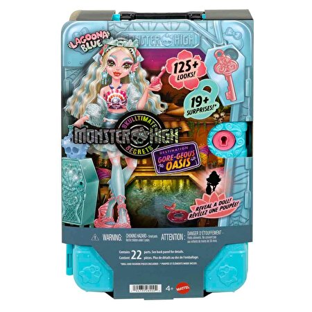 Monster High Gizemli Arkadaşlar Tatil Bebeği Lagoona Blue JDR51