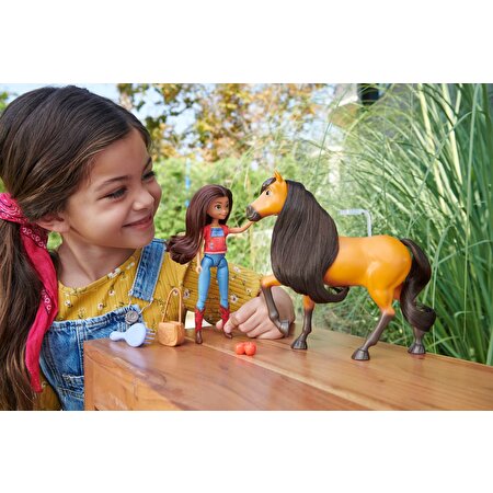 Spirit Bebek ve Güzel Atı Serisi - Lucky ve atı Spirit HFB89