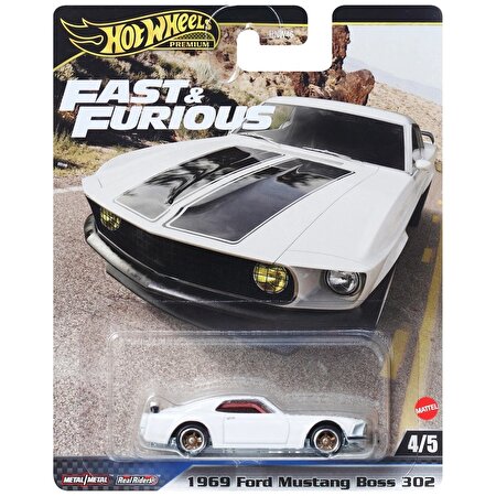 Hot Wheels Fast & Furious Premium Arabalar 1969 Ford Mustang Boss 302 HYP71