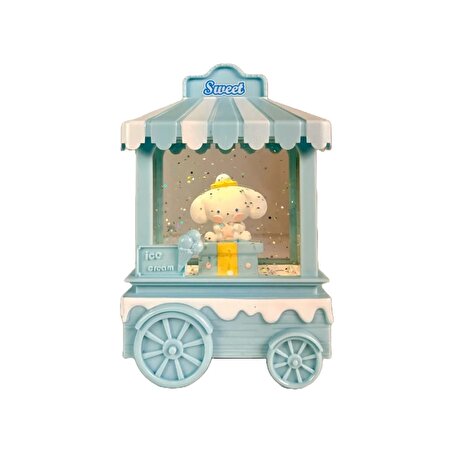 Dondurma Arabalı Kar Küresi