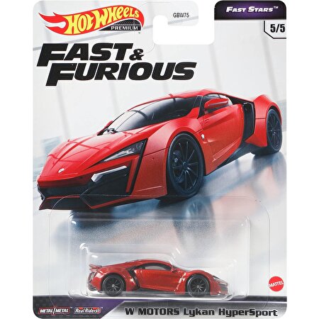 Hot Wheels Fast Furi̇ous Premi̇um Arabalar W Motors Lykan Hypersport HNW49