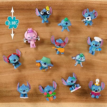 Disney Stitch Mini Kapsül Figürler Sürpriz Paket 46334