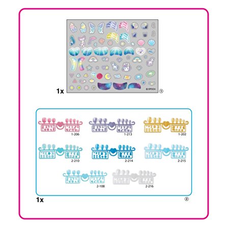 Aquabeads Sihirli Atlar ve Yıldızlar Yedek Tırnak Paketi 35060