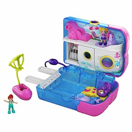 Polly Pocket ve Maceraları Oyun Setleri Tatlı Yelkenli Yolculuk Gemisi GKJ49
