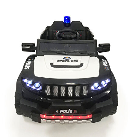 İzni̇k Poli̇s 12 Volt Akülü Araba