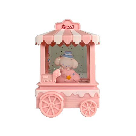 Dondurma Arabalı Kar Küresi