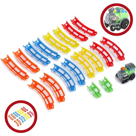 Kutulu Pilli Takla Atan Tren Seti
