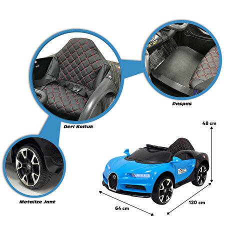 Bravo Gt 12 Volt Akülü Araba Mavi̇