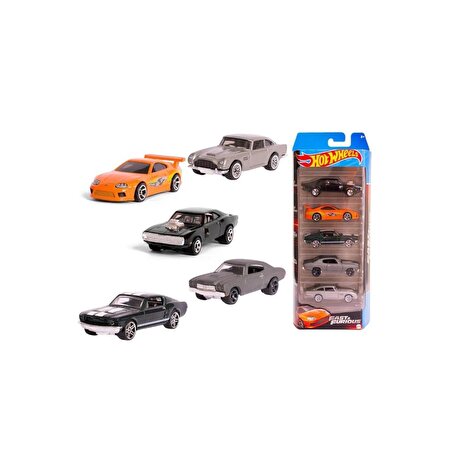 Hot Wheels Beşli Araba Seti Fast And Furious HLY70