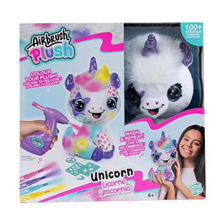 Airbrush Plush Peluş Unicorn