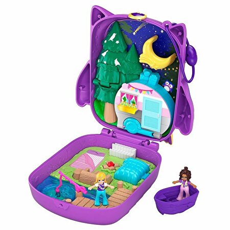 Polly Pocket ve Maceraları Oyun Setleri Baykuş Kamp Alanı GKJ47