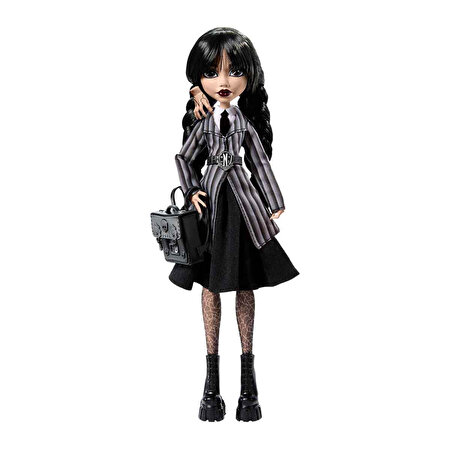 Monster High Wednesday Addams Okul Üniformalı Bebek HXJ04
