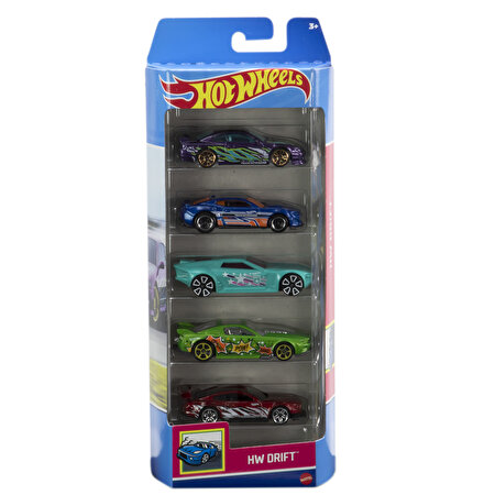 Hot Wheels Beşli Araba Seti HW Drift HTV51