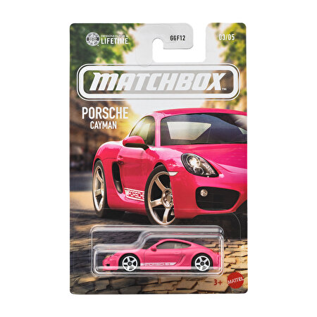 Matchbox Temalı Arabalar Porsche Cayman JJR57
