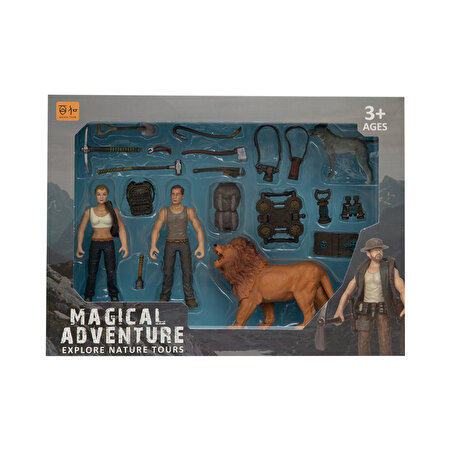 2'li Figürlü Aslanlı Savunma Seti