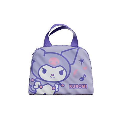 Kuromi Desenli Termal Beslenme Çantası Lila