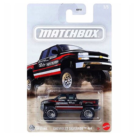 Matchbox Temalı Arabalar Chevrolet Silverado JCG50