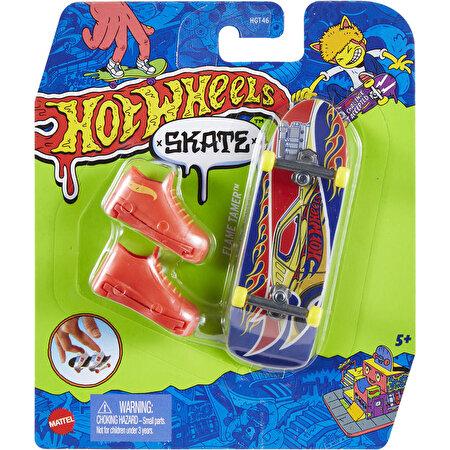 Hot Wheels Skate Parmak Kaykay ve Ayakkabı Flame Tamer HNG20