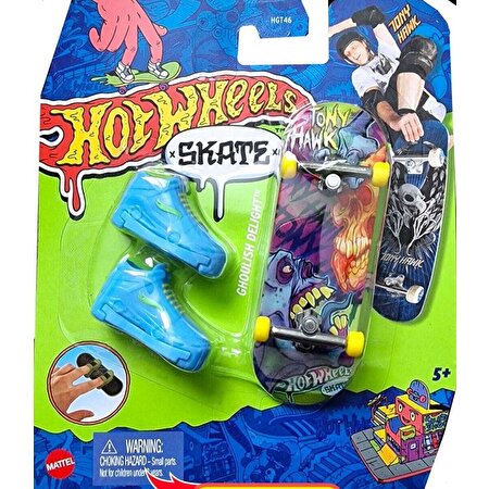 Hot Wheels Skate Parmak Kaykay Ve Ayakkabı Paketleri̇ Ghoulish Delight HNG4545
