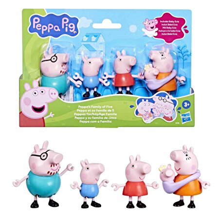 Peppa Pig ve Ailesi 5’li Figür Seti G0506