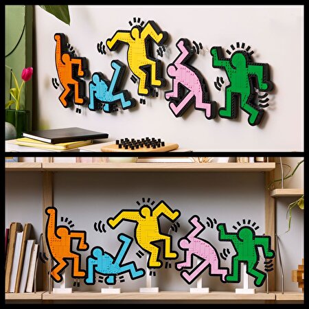 LEGO Art Keith Haring Dans Eden Figürler 31216