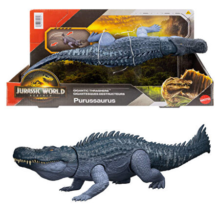 Jurassic World İz Sürücü Dinozor Figürü Purussaurus JGB94
