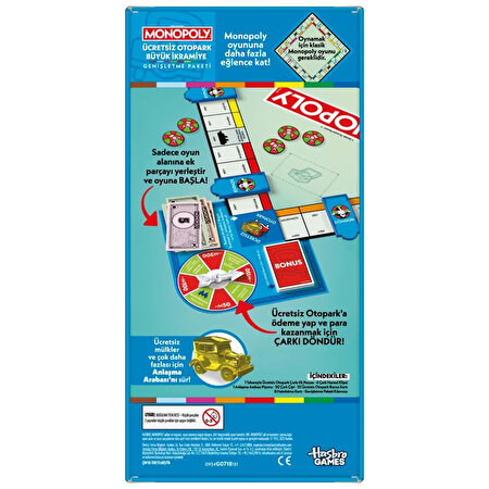 Monopoly Ücretsiz Otopark Büyük İkramiye Genişletme Paketi