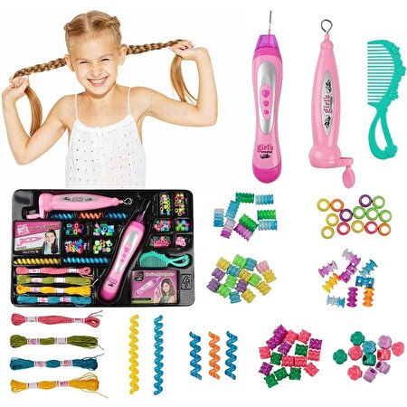Girl's Creator Otomatik Saç Örgü Maki̇nesi̇ Seti̇