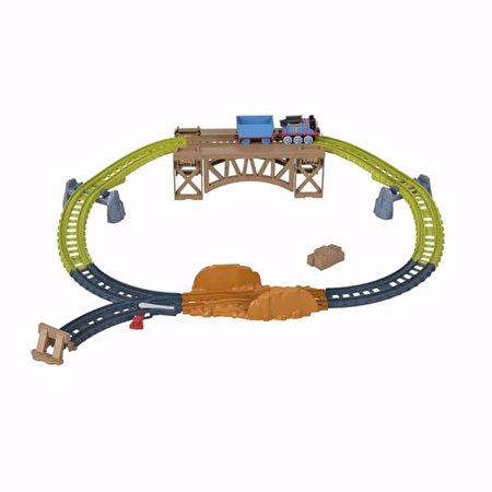 Thomas ve Arkadaşları Tren Seti Sür Bırak Wooden Bridge Delivery HHV79