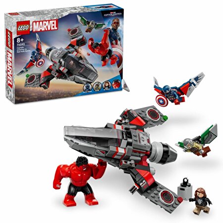 LEGO Marvel Kaptan Amerika ile Red Hulk Savaşı 76292