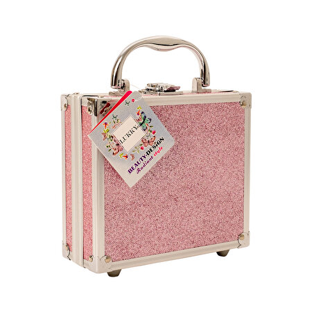 Lukky Parıltılı Kilitli Kutu Makyaj Seti