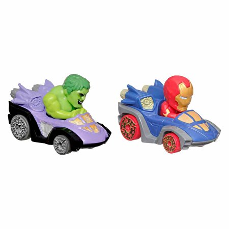 Hot Wheels RaceVerse 2'li Paket Hulk ve İron Man