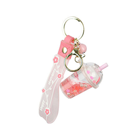 Sıvı Akrilik Anahtarlık Milk Shake