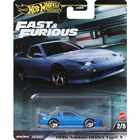 Hot Wheels Hızlı ve Öfkeli Premium Arabalar 1996 Nissan 180SX Type X HVR62
