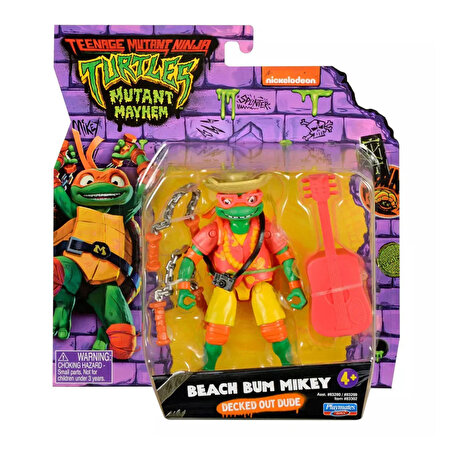 TMNT Aksiyon Figürler Beach Bum Mikey 83269