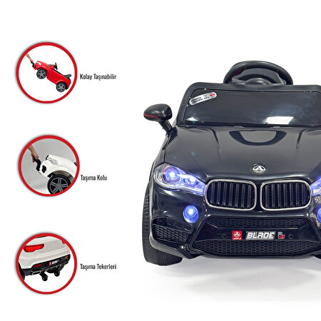 Blade 12 Volt Akülü Araba Siyah