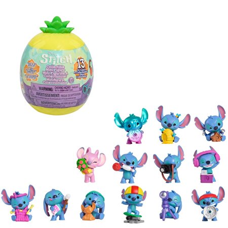 Disney Stitch Mini Kapsül Figürler Sürpriz Paket 46334