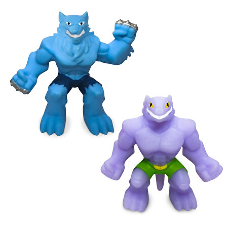 Elastikorps Fighters İkili Paket 7 Cm Rufus vs Drako